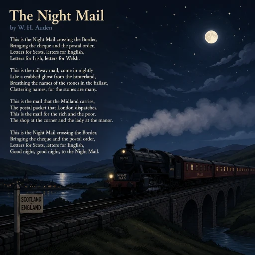 The Night Mail by W. H. Auden Summary and Analysis