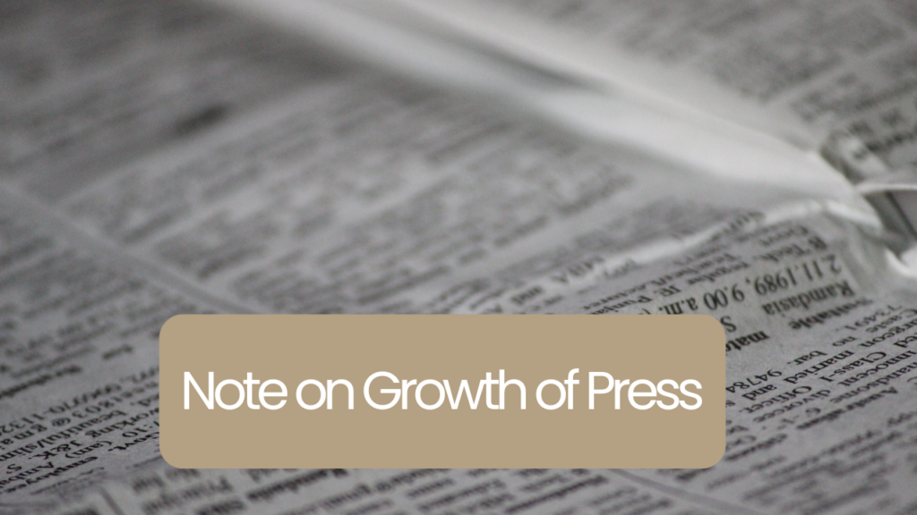 Note on Growth of Press