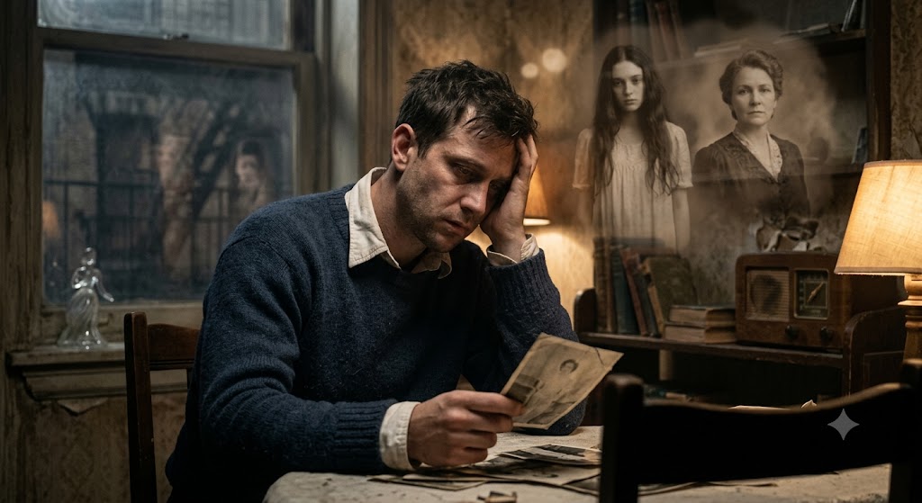 Tom Wingfield remembering his family in Tennessee Williams' The Glass Menagerie memory play